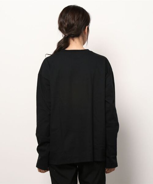 UNIVERSAL OVERALL(ユニバーサルオーバーオール)の「【UNIVERSAL OVERALL】WIDE HEAVY 2P L/S TEE(Tシャツ/カットソー・メンズ・ブラック/ホワイト・MEDIUM/LARGE/X-LARGE/SMALL)」の12枚目の写真