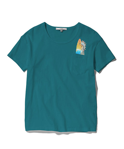 rehacer(レアセル)の「rehacer : Land Surfing(Tシャツ/カットソー・メンズ・ホワイト/ブラック/チャコールグレー/ネイビー/ブルーグリーン/ワインレッド・MEDIUM/X-LARGE/SMALL/LARGE)」の5枚目の写真