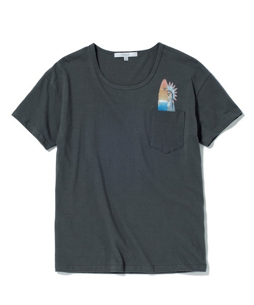 rehacer(レアセル)の「rehacer : Land Surfing(Tシャツ/カットソー・メンズ・ホワイト/ブラック/チャコールグレー/ネイビー/ブルーグリーン/ワインレッド・MEDIUM/X-LARGE/SMALL/LARGE)」の3枚目の写真