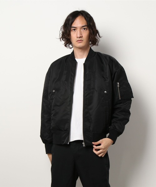 COTORICA（コトリカ）の「エルボースイッチMA-1（ブルゾン・メンズ・ブラック/カーキ・MEDIUM/LARGE）」の2枚目の写真