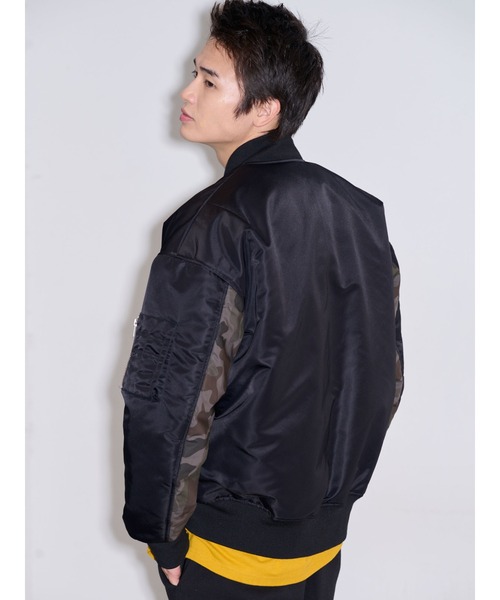 COTORICA（コトリカ）の「エルボースイッチMA-1（ブルゾン・メンズ・ブラック/カーキ・MEDIUM/LARGE）」の18枚目の写真