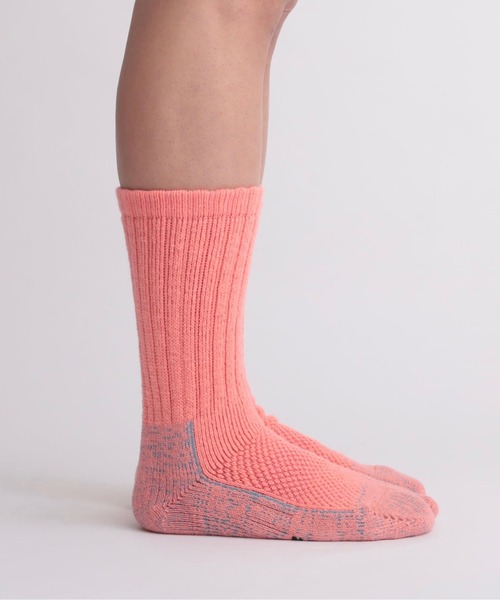 NODAL(ノーダル)の「NODAL / ノーダル 84N LONG SOCKSロングソックスタビソックス(ソックス/靴下・メンズ・ネイビー/イエロー/ホワイト/ブルー/パープル/ピンク/グリーン/ラベンダー/ベージュ/ターメリック/スモークピンク/ライトブルー/ライトイエロー/オレンジ/ブラウン・FREE)」の13枚目の写真