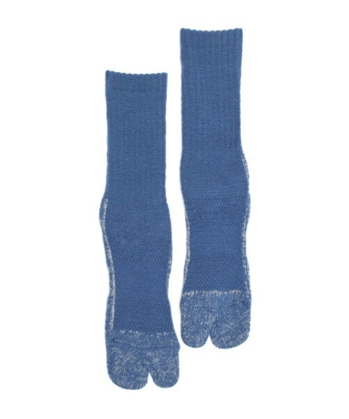 NODAL(ノーダル)の「NODAL / ノーダル 84N LONG SOCKSロングソックスタビソックス(ソックス/靴下・メンズ・ネイビー/イエロー/ホワイト/ブルー/パープル/ピンク/グリーン/ラベンダー/ベージュ/ターメリック/スモークピンク/ライトブルー/ライトイエロー/オレンジ/ブラウン・FREE)」の19枚目の写真
