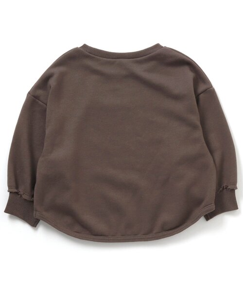 apres les cours（アプレレクール）の「WEB限定 サガラ刺繍トレーナー（スウェット・キッズ・サックスブルー/アイボリー/ブラウン/ベージュ/チャコール/ミント・110/90/100/80/120/130）」の20枚目の写真