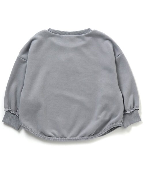 apres les cours（アプレレクール）の「WEB限定 サガラ刺繍トレーナー（スウェット・キッズ・サックスブルー/アイボリー/ブラウン/ベージュ/チャコール/ミント・110/90/100/80/120/130）」の16枚目の写真