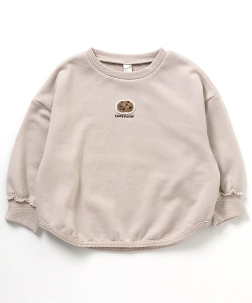 apres les cours（アプレレクール）の「WEB限定 サガラ刺繍トレーナー（スウェット・キッズ・サックスブルー/アイボリー/ブラウン/ベージュ/チャコール/ミント・110/90/100/80/120/130）」の10枚目の写真