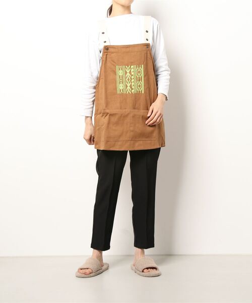 チチカカ(チチカカ)の「ネイティブ刺繍キャンプエプロン(エプロン・レディース・ブラウン系その他/その他1・FREE)」の22枚目の写真