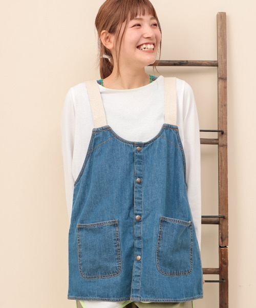 チチカカ(チチカカ)の「ネイティブ刺繍キャンプエプロン(エプロン・レディース・ブラウン系その他/その他1・FREE)」の8枚目の写真