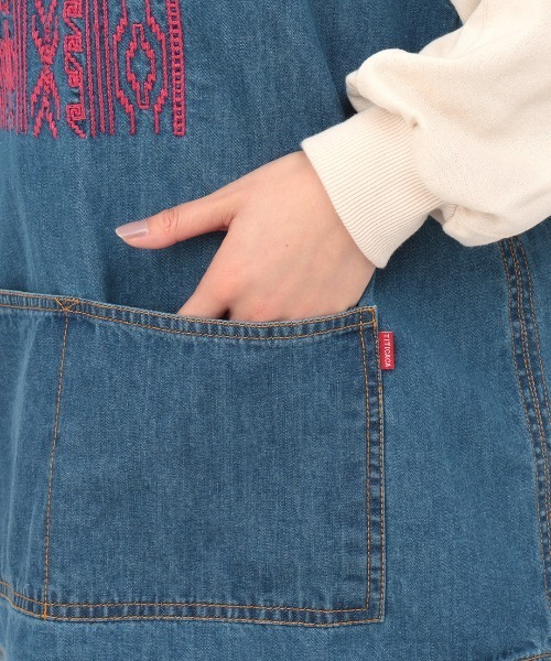チチカカ(チチカカ)の「ネイティブ刺繍キャンプエプロン(エプロン・レディース・ブラウン系その他/その他1・FREE)」の15枚目の写真