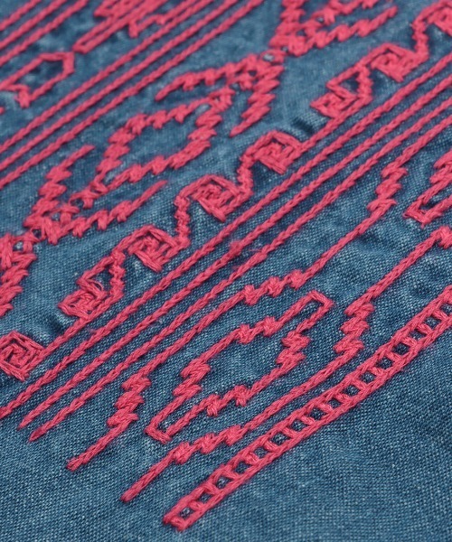 チチカカ(チチカカ)の「ネイティブ刺繍キャンプエプロン(エプロン・レディース・ブラウン系その他/その他1・FREE)」の20枚目の写真