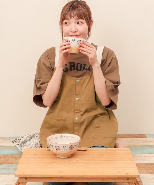 チチカカ(チチカカ)の「ネイティブ刺繍キャンプエプロン(エプロン・レディース・ブラウン系その他/その他1・FREE)」の4枚目の写真