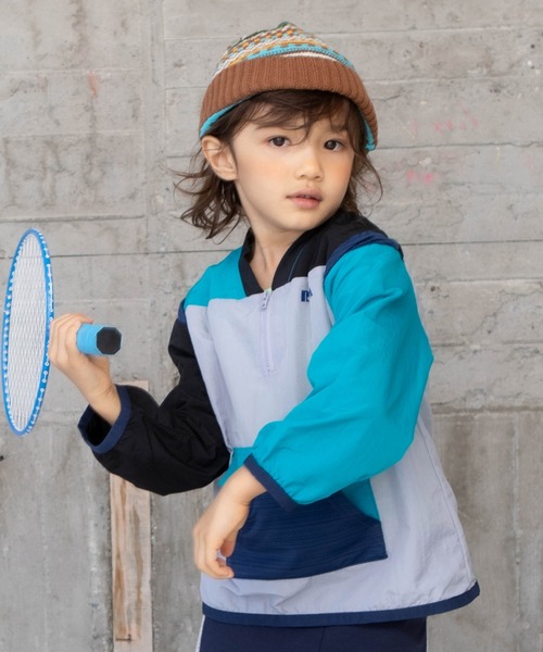 RAGMART（ラグマート）の「ナイロンプルオーバー（ナイロンジャケット・キッズ・グレー/ブルー・110cm/120cm/130cm/100cm）」の2枚目の写真