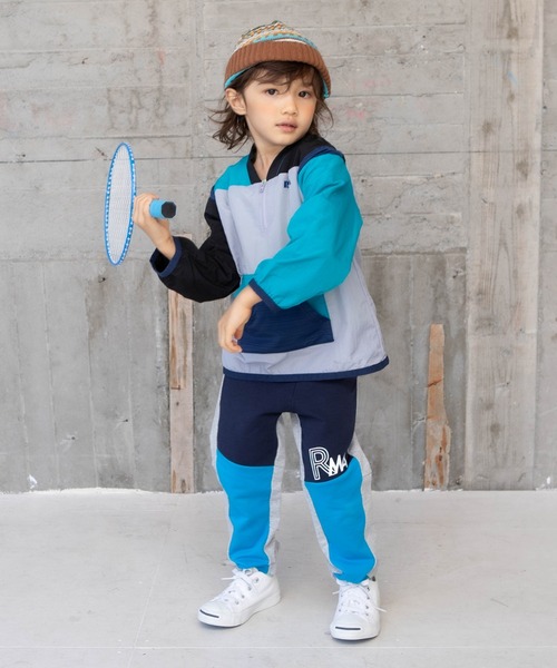 RAGMART（ラグマート）の「ナイロンプルオーバー（ナイロンジャケット・キッズ・グレー/ブルー・110cm/120cm/130cm/100cm）」の3枚目の写真