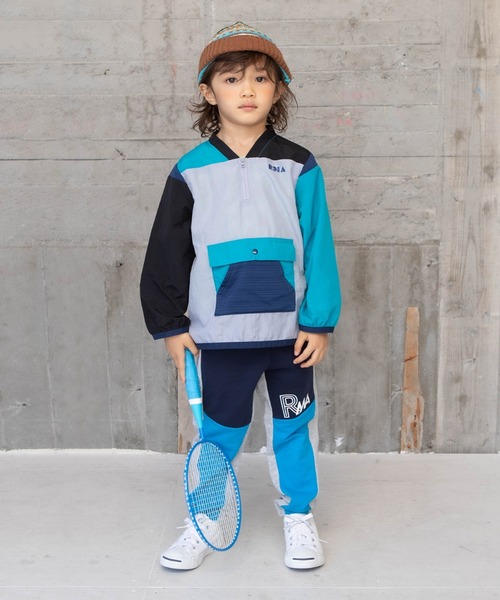 RAGMART（ラグマート）の「ナイロンプルオーバー（ナイロンジャケット・キッズ・グレー/ブルー・110cm/120cm/130cm/100cm）」の4枚目の写真