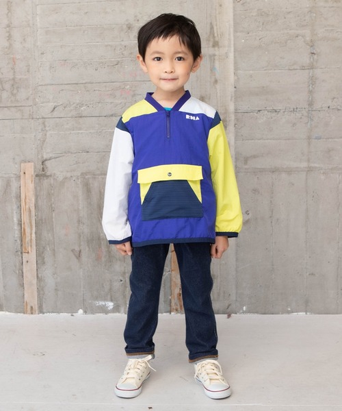 RAGMART（ラグマート）の「ナイロンプルオーバー（ナイロンジャケット・キッズ・グレー/ブルー・110cm/120cm/130cm/100cm）」の6枚目の写真