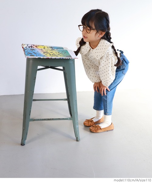 coca(coca)(コカ)の「キッズ フリル襟付き柄シャツ(シャツ/ブラウス・キッズ・A/B・100/110/120/130)」の14枚目の写真