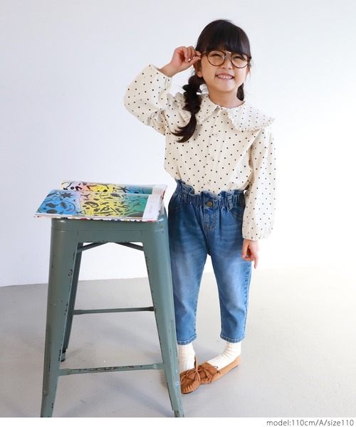 coca(coca)(コカ)の「キッズ フリル襟付き柄シャツ(シャツ/ブラウス・キッズ・A/B・100/110/120/130)」の12枚目の写真