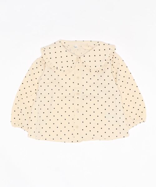 coca(coca)(コカ)の「キッズ フリル襟付き柄シャツ(シャツ/ブラウス・キッズ・A/B・100/110/120/130)」の5枚目の写真