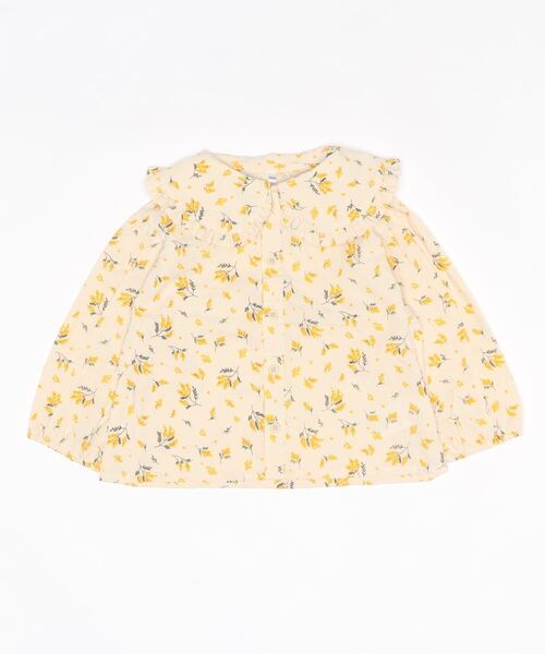 coca(coca)(コカ)の「キッズ フリル襟付き柄シャツ(シャツ/ブラウス・キッズ・A/B・100/110/120/130)」の4枚目の写真