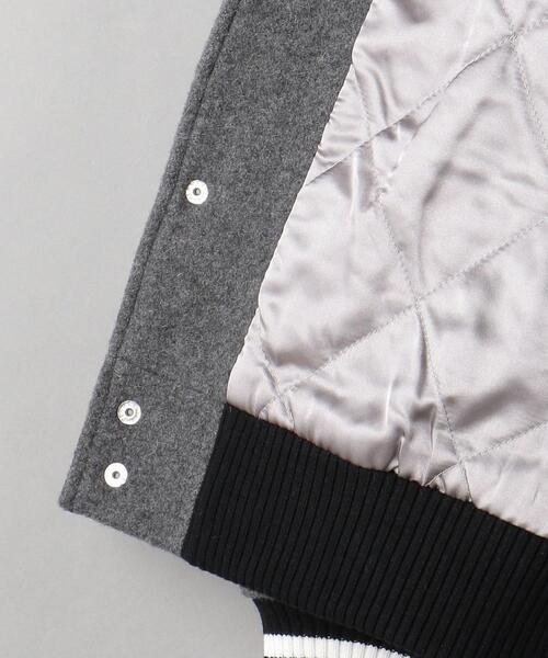 BEAUTY&YOUTH UNITED ARROWS（ビューティーアンドユースユナイテッドアローズ）の「【WEB限定】by アワード ジャケット（スタジャン・レディース・ブラック/グレー・FREE）」の14枚目の写真