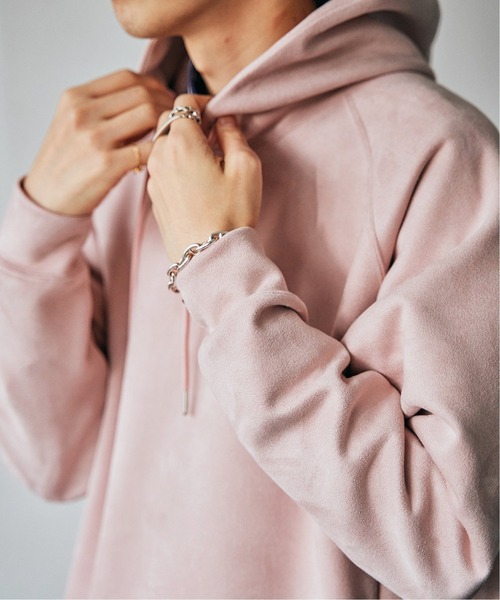 EDIFICE(エディフィス)の「スウェードタッチダンボールパーカー(パーカー・メンズ・ブラック/グレー/ベージュ/ピンク/タン/サックスブルー・LARGE/MEDIUM/SMALL)」の19枚目の写真