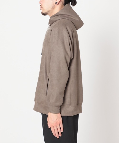 EDIFICE(エディフィス)の「スウェードタッチダンボールパーカー(パーカー・メンズ・ブラック/グレー/ベージュ/ピンク/タン/サックスブルー・LARGE/MEDIUM/SMALL)」の7枚目の写真