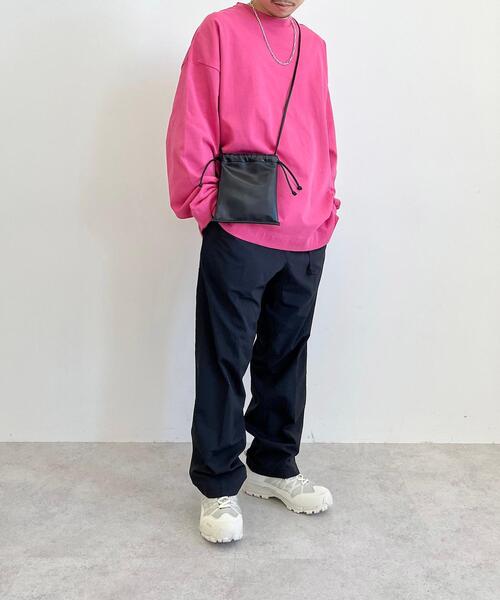 CITEN（シテン）の「＜CITEN（シテン）＞ソフトミニ巾着 ショルダーバッグ（ショルダーバッグ・レディース・ブラック/オフホワイト/ライラック・FREE）」の9枚目の写真