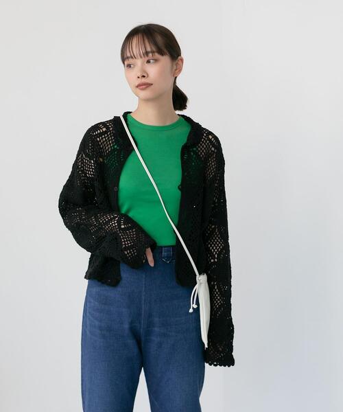 CITEN（シテン）の「＜CITEN（シテン）＞ソフトミニ巾着 ショルダーバッグ（ショルダーバッグ・レディース・ブラック/オフホワイト/ライラック・FREE）」の15枚目の写真