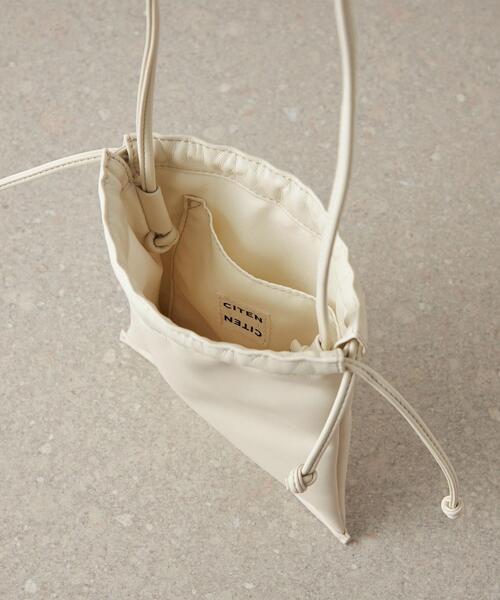 CITEN（シテン）の「＜CITEN（シテン）＞ソフトミニ巾着 ショルダーバッグ（ショルダーバッグ・レディース・ブラック/オフホワイト/ライラック・FREE）」の18枚目の写真