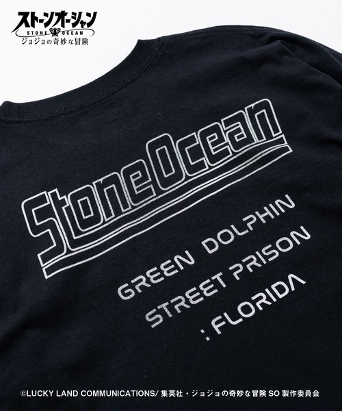 glamb(グラム)の「Jolyne’s Stand T / 徐倫スタンドTシャツ【ジョジョの奇妙な冒険コラボレーション】(Tシャツ/カットソー・メンズ・ブラック/ホワイト・S/M/L/XL)」の12枚目の写真