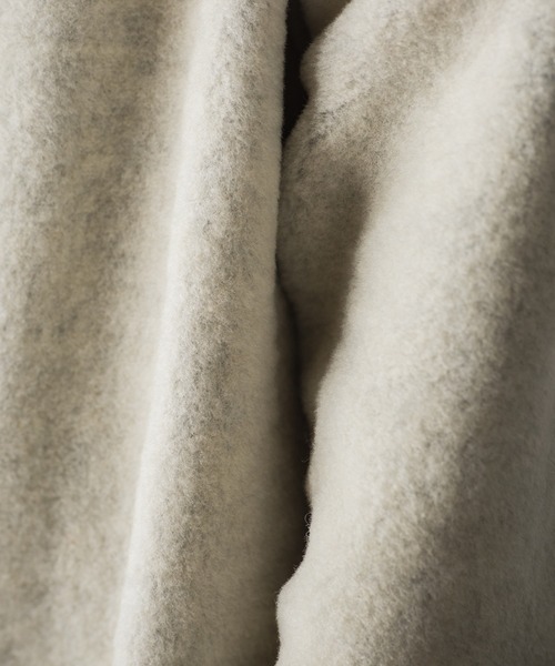 ketty cherie(ケティシェリー)の「たっぷり着まわせるリバーシブル仕様 ボアガウンコート ≪手洗い可能≫(その他アウター・レディース・ブラウン/オフホワイト・M)」の8枚目の写真