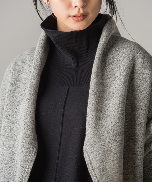 ketty cherie(ケティシェリー)の「たっぷり着まわせるリバーシブル仕様 ボアガウンコート ≪手洗い可能≫(その他アウター・レディース・ブラウン/オフホワイト・M)」の16枚目の写真