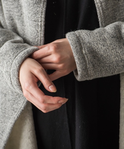 ketty cherie(ケティシェリー)の「たっぷり着まわせるリバーシブル仕様 ボアガウンコート ≪手洗い可能≫(その他アウター・レディース・ブラウン/オフホワイト・M)」の18枚目の写真