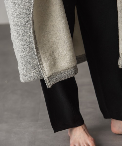 ketty cherie(ケティシェリー)の「たっぷり着まわせるリバーシブル仕様 ボアガウンコート ≪手洗い可能≫(その他アウター・レディース・ブラウン/オフホワイト・M)」の19枚目の写真