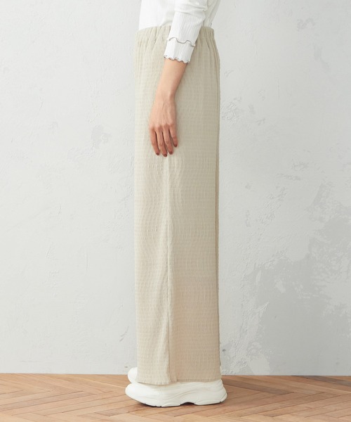 COMME CA ISM（コムサイズム）の「イージー ワイドパンツ（その他パンツ・レディース・ブラック/ブラウン/ベージュ・SMALL/MEDIUM/LARGE）」の11枚目の写真