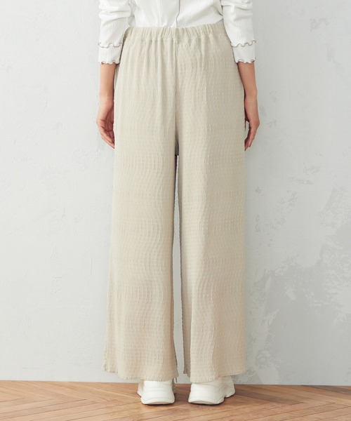 COMME CA ISM（コムサイズム）の「イージー ワイドパンツ（その他パンツ・レディース・ブラック/ブラウン/ベージュ・SMALL/MEDIUM/LARGE）」の12枚目の写真