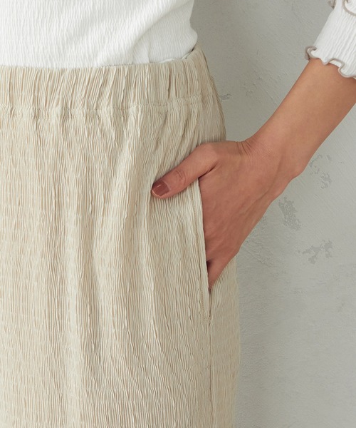 COMME CA ISM（コムサイズム）の「イージー ワイドパンツ（その他パンツ・レディース・ブラック/ブラウン/ベージュ・SMALL/MEDIUM/LARGE）」の14枚目の写真