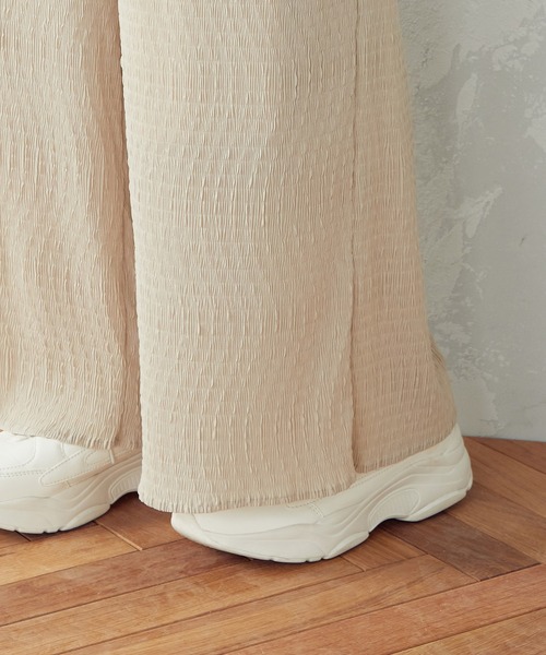 COMME CA ISM（コムサイズム）の「イージー ワイドパンツ（その他パンツ・レディース・ブラック/ブラウン/ベージュ・SMALL/MEDIUM/LARGE）」の15枚目の写真