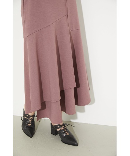 rienda(リエンダ)の「アシンメトリーラップカットマーメイドスカート(スカート・レディース・ブラック/ピンク/ライトベージュ・SMALL/MEDIUM)」の13枚目の写真