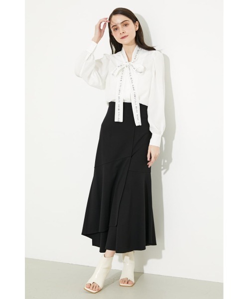 rienda(リエンダ)の「アシンメトリーラップカットマーメイドスカート(スカート・レディース・ブラック/ピンク/ライトベージュ・SMALL/MEDIUM)」の14枚目の写真