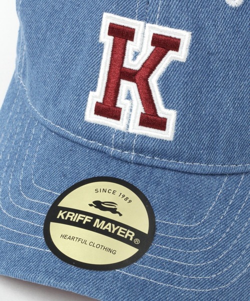 KRIFF MAYER(クリフメイヤー)の「【KRIFF MAYER(クリフメイヤー)】別注ツイルキャップ(キャップ・メンズ・ベージュ/グリーン/ブラック/アクア・FREE)」の5枚目の写真