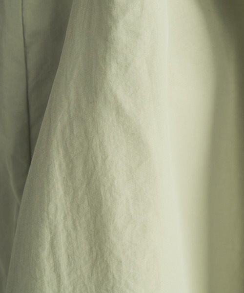 DISCOAT（ディスコート）の「【WEB限定】スタンドカラーロングコート（トレンチコート・レディース・ベージュ/アイボリー/ライトカーキ/ブラック/モカ・FREE）」の11枚目の写真