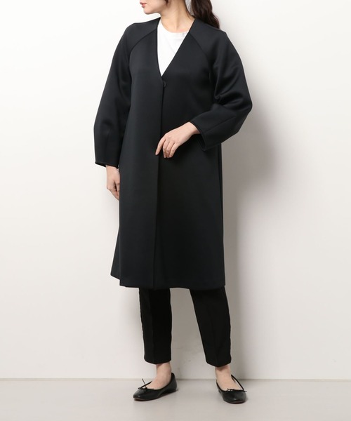 ✨極美品✨カエン kaene 黒 バックタックジャケット パールボタン M