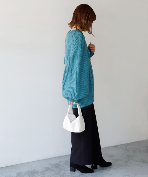 VitaFelice（ヴィータフェリーチェ）の「キューブポーチバッグ ミニトートバッグ（ボストンバッグ・レディース・ホワイト/グリーン/シルバー/オレンジ・FREE）」の15枚目の写真