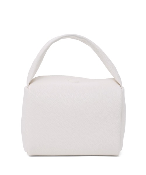 VitaFelice（ヴィータフェリーチェ）の「キューブポーチバッグ ミニトートバッグ（ボストンバッグ・レディース・ホワイト/グリーン/シルバー/オレンジ・FREE）」の9枚目の写真