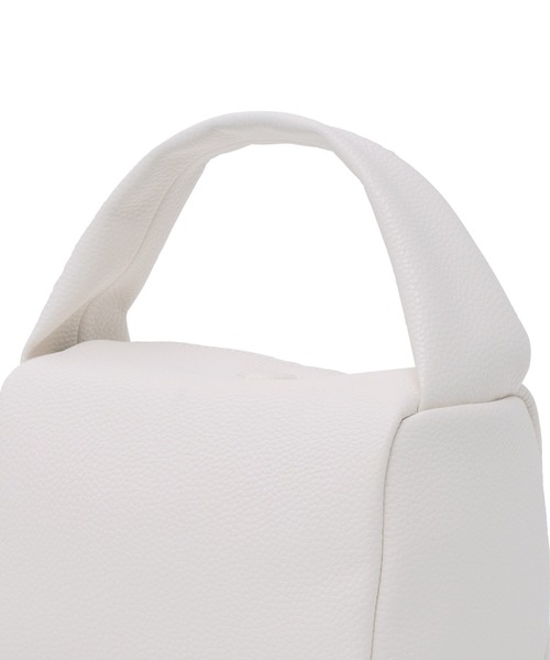 VitaFelice（ヴィータフェリーチェ）の「キューブポーチバッグ ミニトートバッグ（ボストンバッグ・レディース・ホワイト/グリーン/シルバー/オレンジ・FREE）」の21枚目の写真