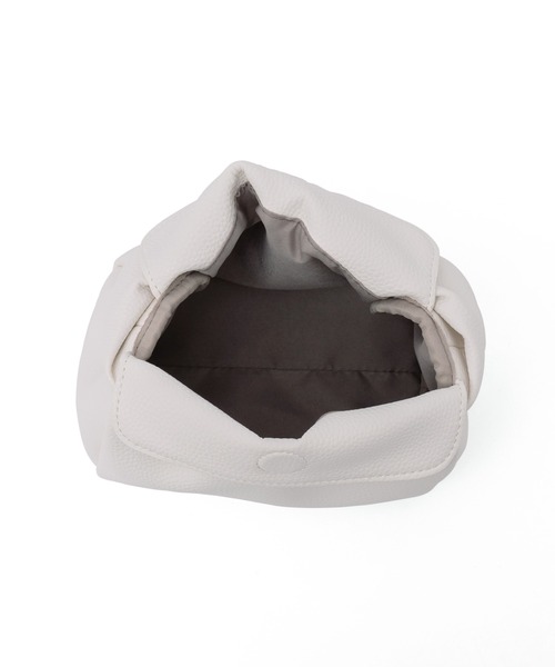 VitaFelice（ヴィータフェリーチェ）の「キューブポーチバッグ ミニトートバッグ（ボストンバッグ・レディース・ホワイト/グリーン/シルバー/オレンジ・FREE）」の14枚目の写真