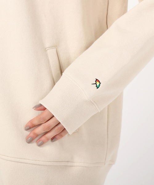 Arnold Palmer(アーノルドパーマー)の「カレッジロゴ シェアスウェットスタジャン(スタジャン・レディース・ネイビー/グレー/アイボリー・S/LL/L/M/XS)」の15枚目の写真