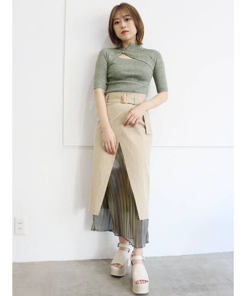 MURUA（ムルーア）の「ヘムシアーラップスカート（スカート）」 - WEAR