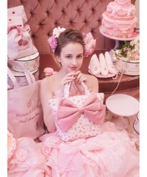 Maison de FLEUR | Pink Sweets Maniaリボントートバッグ(トートバッグ)